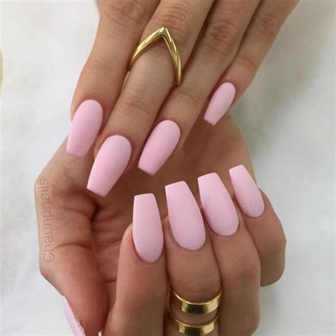 Light Pink Acrylic Nail Ideas Tips Color Short Acrylic Nails