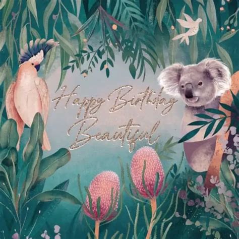 Buy Greeting Card Happy Birthday Beautiful Australiana Online