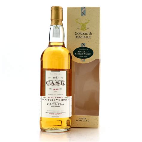 Caol Ila 1981 Gordon And Macphail Cask Strength Whisky Auctioneer