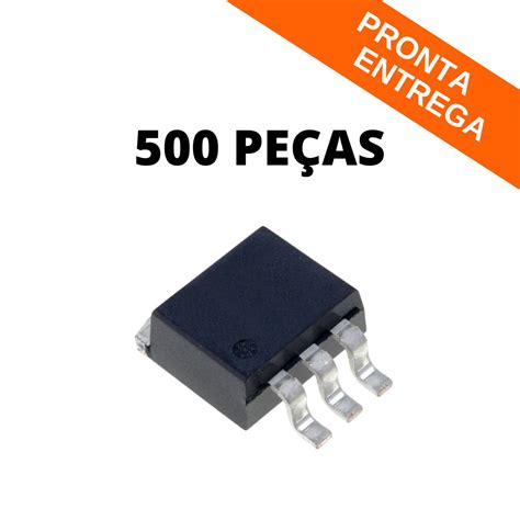 Kit 500 Peças CI Regulador de Tensão LM1117SX ADJ TO 263 3 SMD