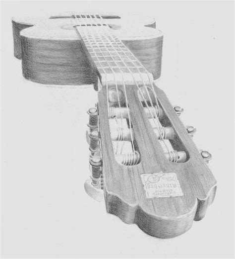 Guitar Pencil Drawing 2 By Craigaskew On Deviantart