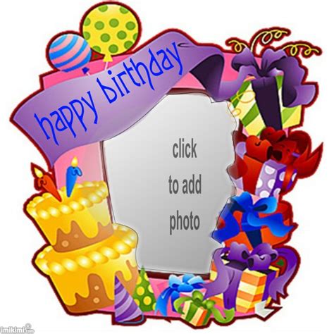 Birthday Picture Frame Clipart Best