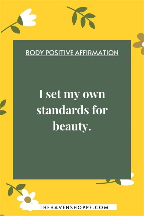 101 Body Positive Affirmations For Unconditional Self Love Confidence The Haven Shoppe