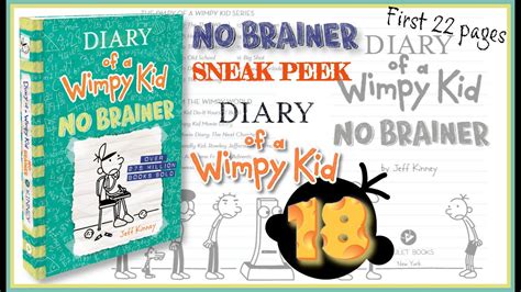 Diary Of A Wimpy Kid No Brainer By Jeff Kinney Sneak Peek Pages