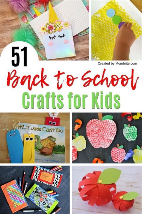 Get ready for back to school with these fun and easy crafts!