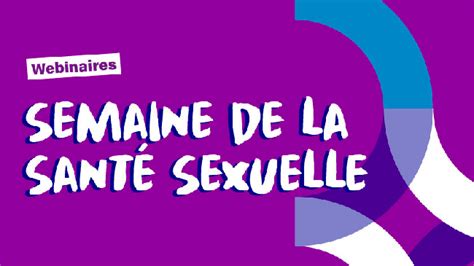 Semaine De La Santé Sexuelle [webinaires] Welcomedesk Université De