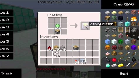 How To Craft Pistons In Minecraft 1 7 YouTube