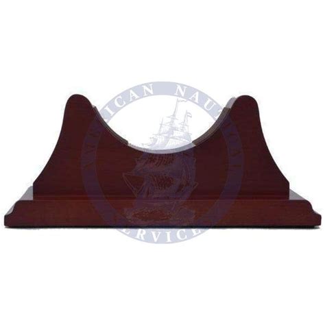 Single Mahogany Base For Atlantis Collection Weems And Plath 101b