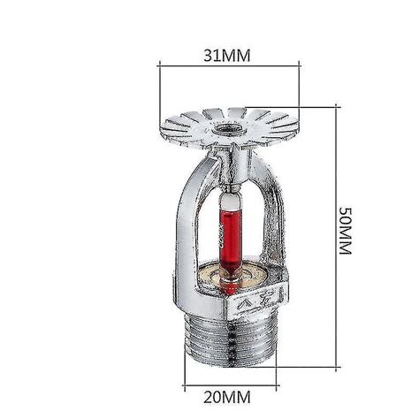 Automatic Sprinkler Device 68 Degree Atomizing Fire Sprinkler Pendant Sprinkler Fire Safety