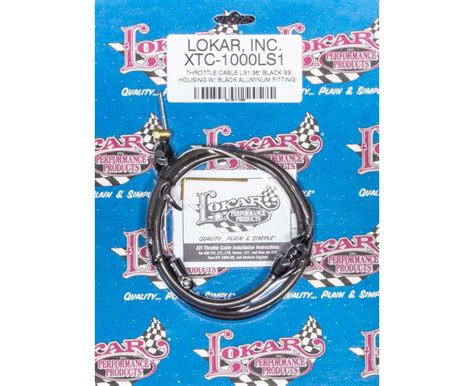 Lokar 36 Ls1ramjet Throttle Cable Black Midnight Series Xtc 1000ls1 Au