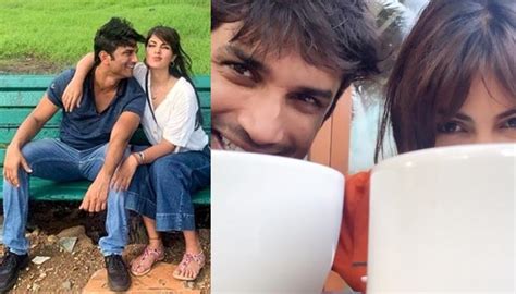 Rhea Chakraborty Shares Mushy Photos With Sushant Singh Rajput Pens