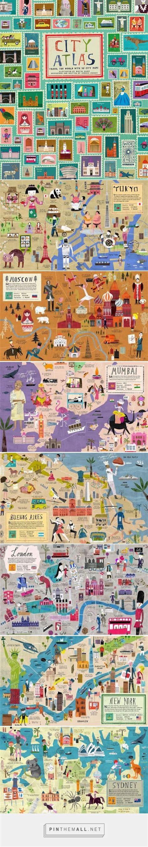 Illustrated City Atlas By Martin Haake