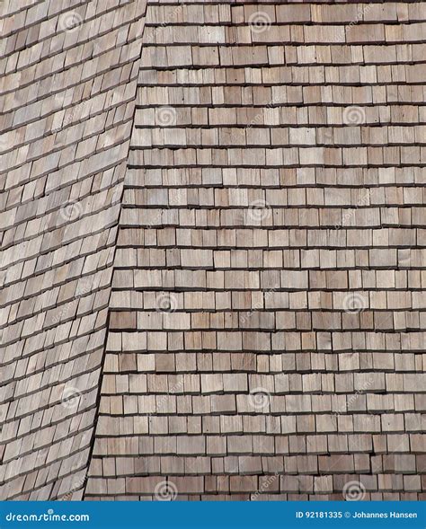 Detalle De Las Tejas De Tejado De Madera Usables Como Fondo O Textura