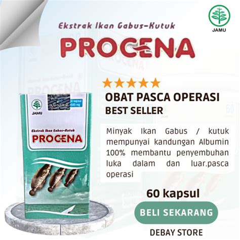 PROCENA EKSTRAK IKAN GABUS 60 KAPSUL Lazada Indonesia