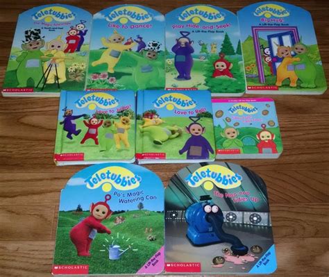 9 Teletubbies Board Dipsy Po Tinky Winky Laa Lift The Flap Touch And Feel Dance 1789266065