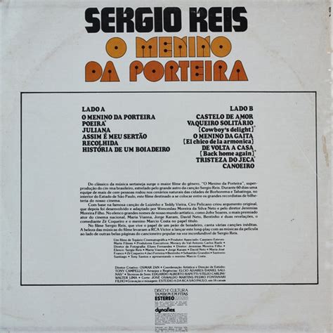 Sergio Reis O Menino Da Porteira Vinilo Lp Cuotas sin interés