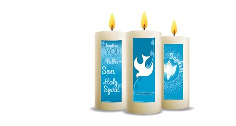 Baptism Symbols Candle