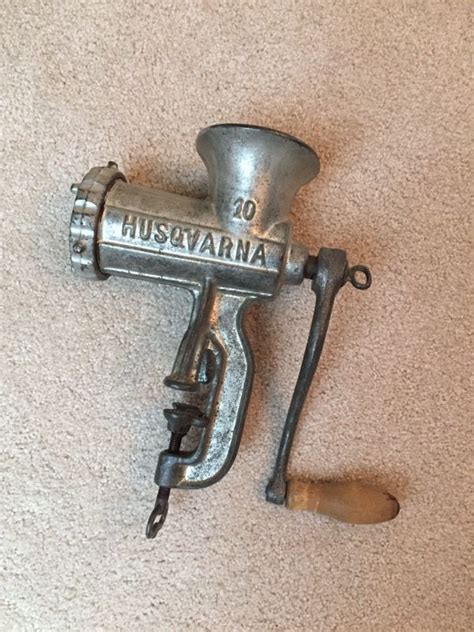 Reliance Husqvarna 10 Antique Meat Grinder Made In Sweden For Sale In