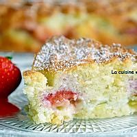 Recette De Moelleux La Rhubarbe Par Hlene