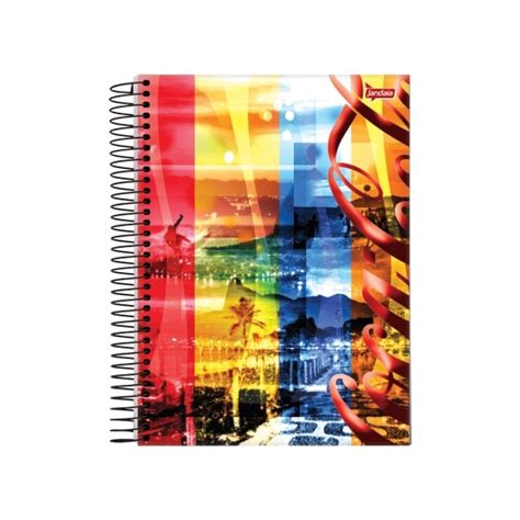 Caderno Universit Rio Espiral Capa Dura Mat Rias Folhas