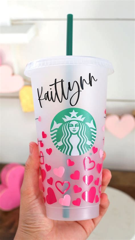 Personalized Valentines Starbucks Cup Venti Cup Valentines Day ...