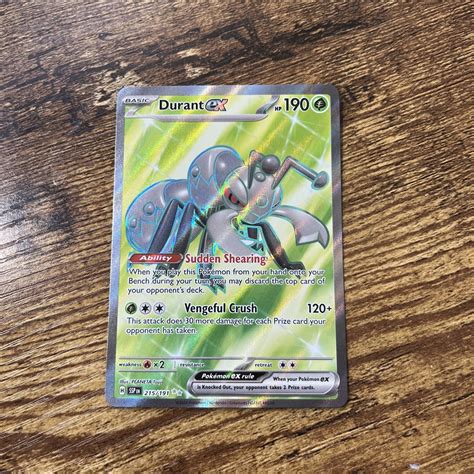 POKEMON SURGING SPARKS SV08 DURANT EX 215 191 EBay