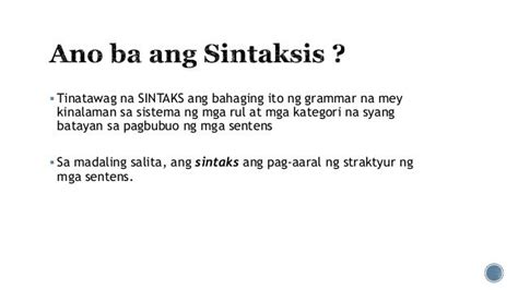 Sintaksis