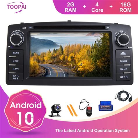 TOOPAI Android 10 For Toyota Corolla E120 BYD F3 Car Multimedia