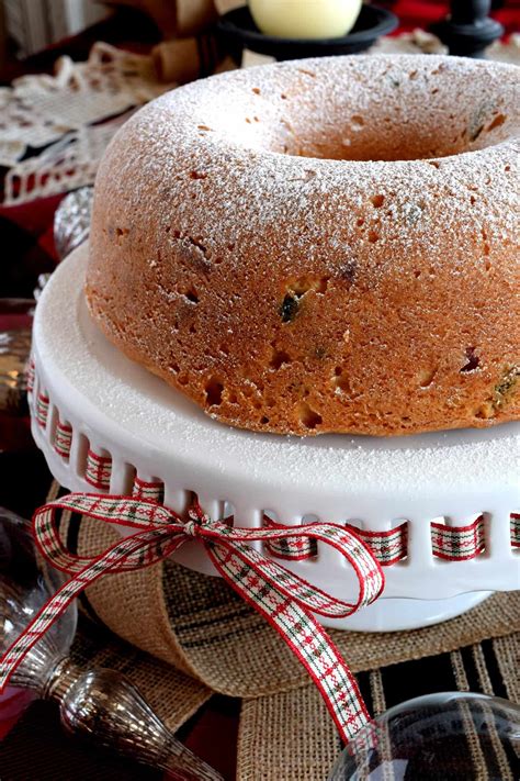 Christmas Gumdrop Bundt Cake - Lord Byron's Kitchen