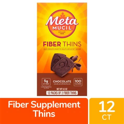 Metamucil Chocolate Flavor Fiber Thins, 12 ct - Ralphs