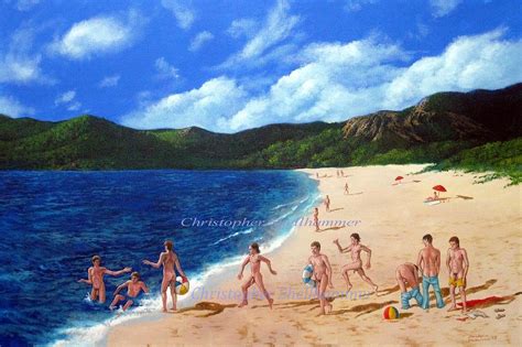 Signed Nude Male Art Print Of Freedom Dippers In 5 Sizes Pay Etsy