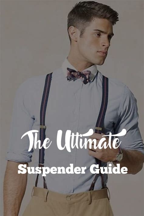 A Simple And Complete Guide On How To Wear Suspender