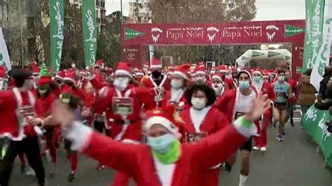 Thousands Of Santas Stage Charity Run For La Palma Volcano Victims Cgtn