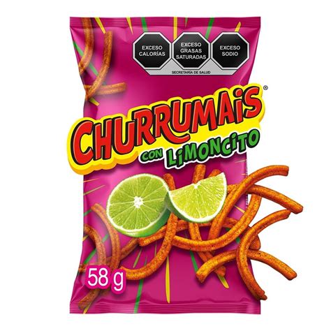 Botana Sabritas Churrumais sabor limón 58 g Walmart