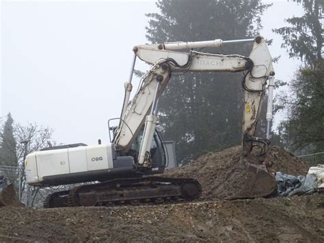 Hitachi Zaxis 350 3 Fotos Hitachi Baumaschinen Bau Forum