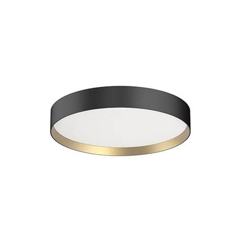 Rond Richtbaar Wand Of Plafondarmatuur 26W 120 MAT ZWART GOUD