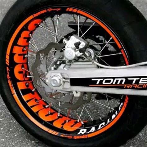 Jual Stiker List Velg Supermoto Klx Dtx D Tracker New Cutting Sticker