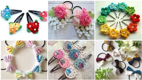 Viralshortvideo Crochet Leftover Yarn Pattern Ideas Hair Pins Ponys