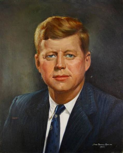 Portrait Of John F Kennedy All Artifacts The John F Kennedy