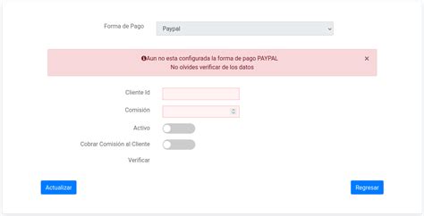 Configurar Forma De Pago