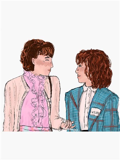 Stranger Things Ronance Robin Nancy Sticker For Sale By Daybreaklynx