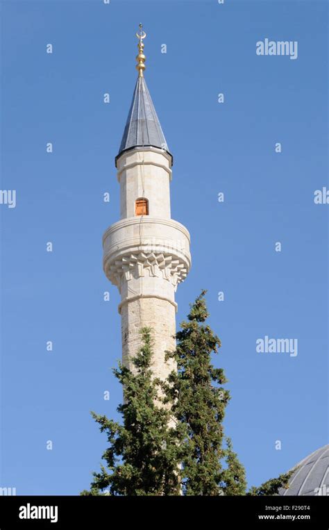 The Minaret Of The Lead Mosque Xhamia E Plumbit A 16th Century Mosque