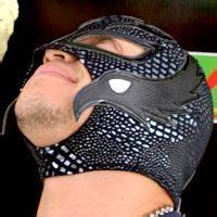 Crazytights Rey Mysterio Mask Black W White Spots