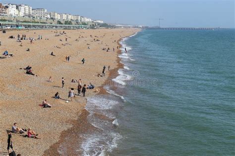 Beaches of Brighton editorial stock photo. Image of brighton - 114605178