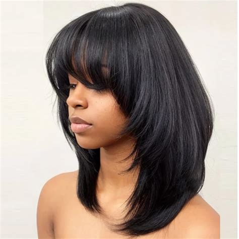 Amazon Hesperis Short O Scalp Top Full Machine Made Wig Brazilian