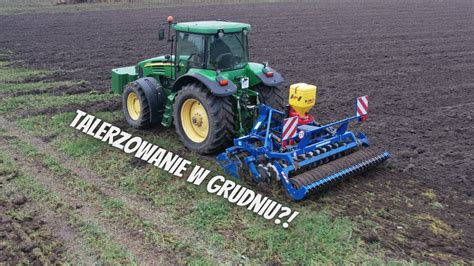 Talerzowanie W Grudniu John Deere Rolmako Luki 1290 YouTube