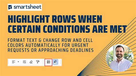 Conditionally Format Rows And Cells In Smartsheet YouTube