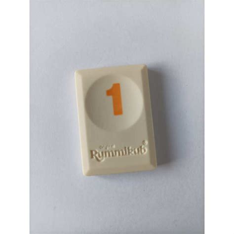 Tuile Chiffre Orange L Original Rummikub Chiffres M M Ventures A