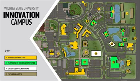 Wichita State University Campus Map - Dallas Madelena