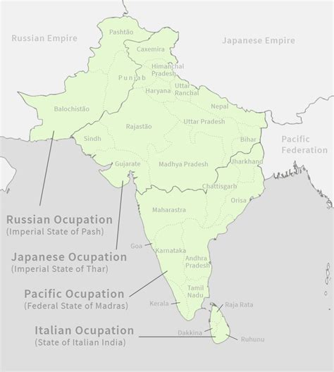 Map Of The Confederation Of India By Manalinger On Deviantart